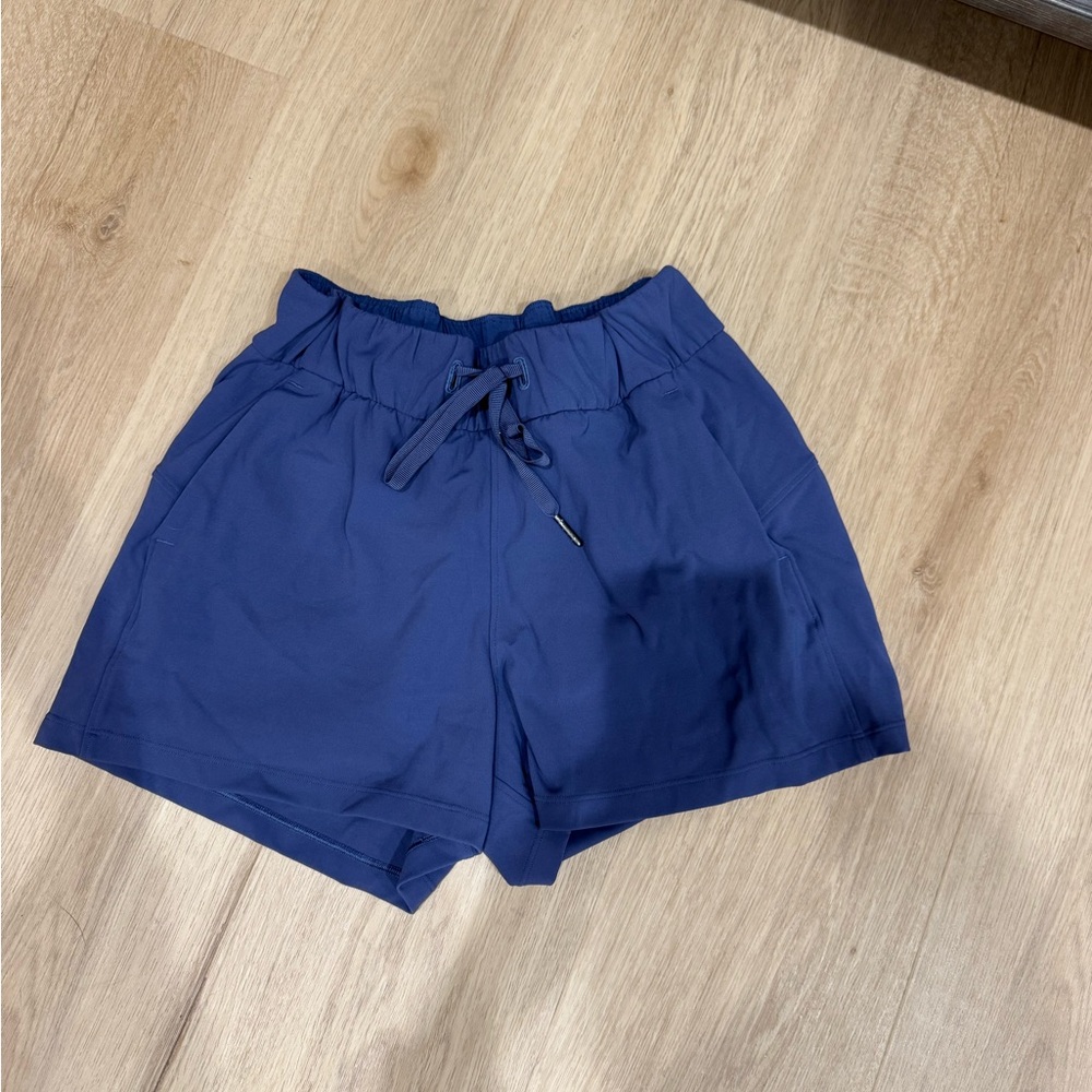 Lululemon Athletica Blue Athletic Shorts with Elastic Waistband